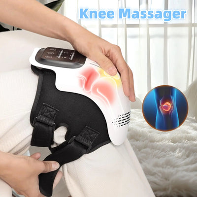 Intelligent Home Use Electric Intelligent Kneading Heating Knee Massager Rechargeable Pain Relief Infrared Laser Vibration Knee Massager Sisters and brothers jewelry