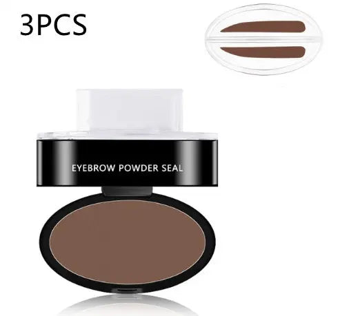 Eyebrow Powder Stamp Tint Stencil Kit Cosmetics Professional Makeup Waterproof Eye Brow Stamp Lift Eyebrow Enhancers Stencil Kit Sisters and brothers jewelry